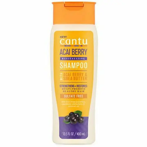 Cantu Acai Berry Sulfate-Free Shampoo – Gentle Cleansing & Scalp Nourishment, 13.5 oz