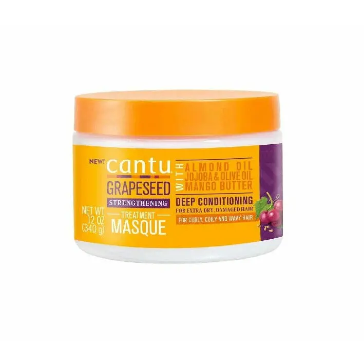 Cantu Grapeseed Strengthening Hair Masque – 12 oz