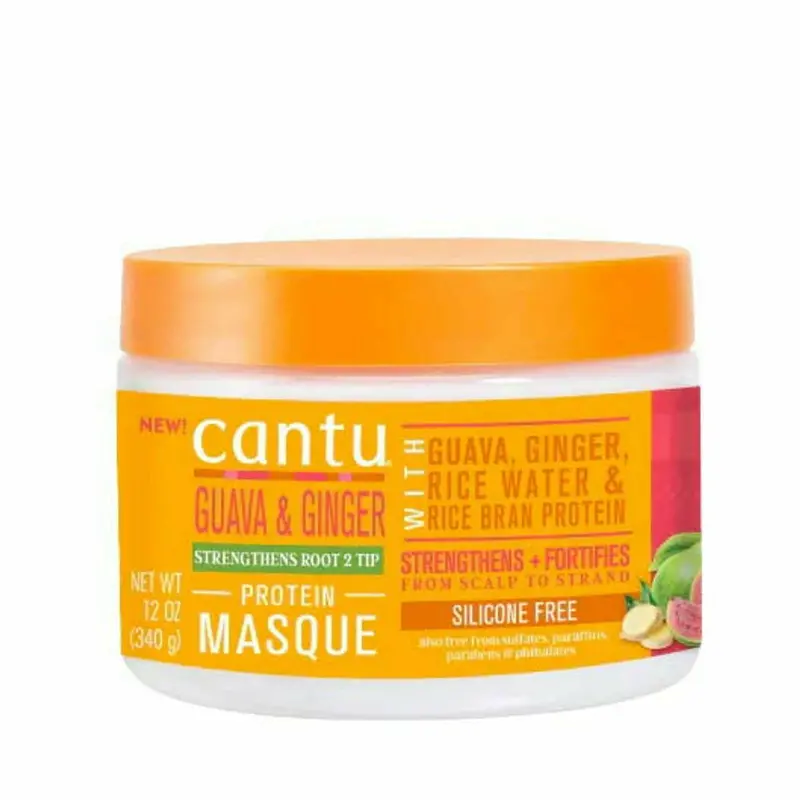 Cantu Guava & Ginger Protein Masque – Intensive 12oz Deep Conditioning Treatment