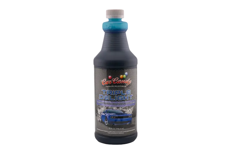 Car Candy Triple Delight Foam Polish: Vibrant Colored Wash Soap for Show-Quality Shine