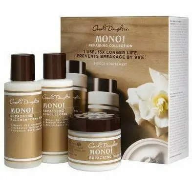 Carol’s Daughter Monoi Repairing Starter Kit – 3-Piece Hair Care Collection