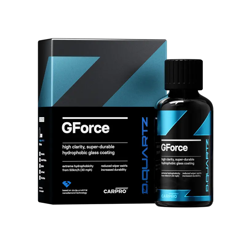 CARPRO DQUARTZ G-Force Glass Coating – 10ml Nano-Coating with Eraser Pad for Easy Application