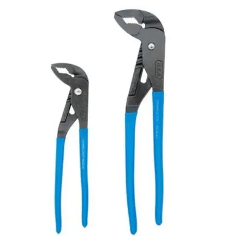 CHANNELLOCK GripLock Tongue-and-Groove Pliers Set – 9.5-Inch and 12.5-Inch Models