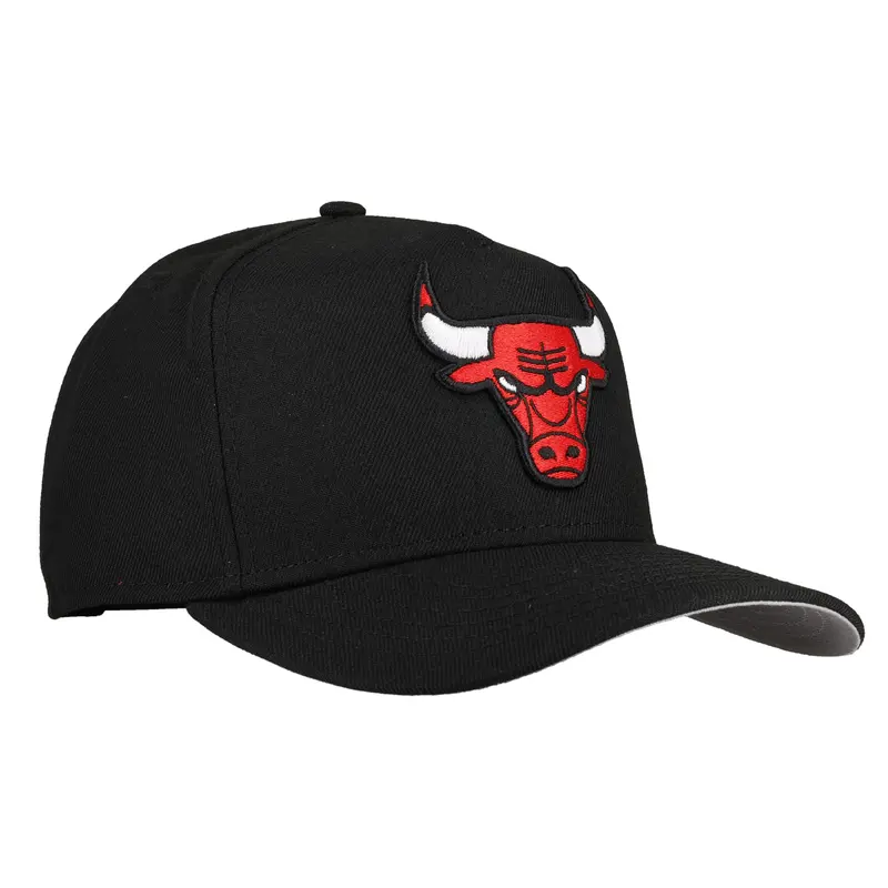Chicago Bulls Black A-Frame 9Fifty Snapback Hat