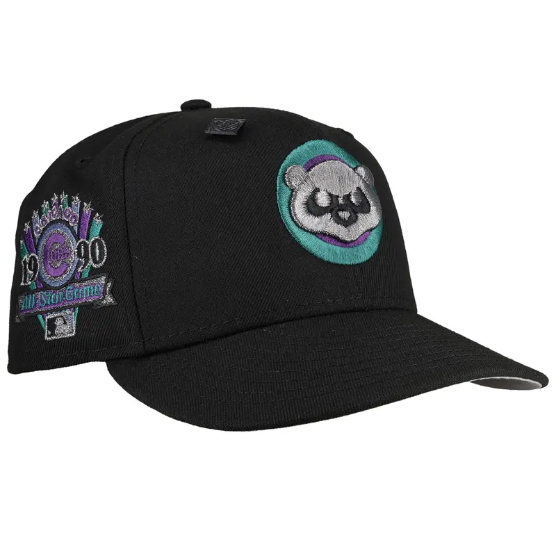 Chicago Cubs 1990 All-Star Game Black & Purple Haze Metallic 59Fifty Hat