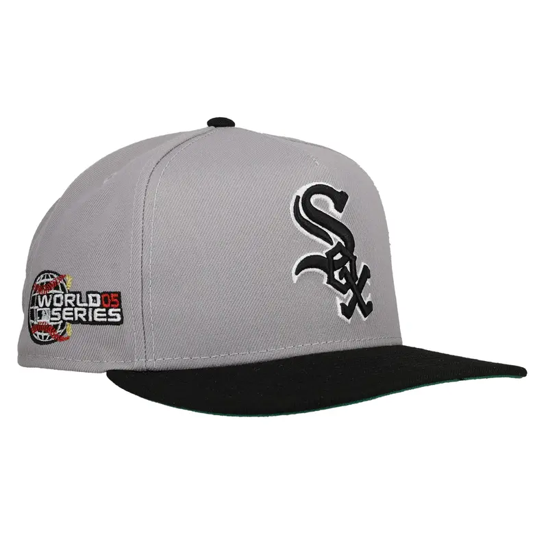 Chicago White Sox 2005 World Series Grey-Black 9Fifty A-Frame Snapback