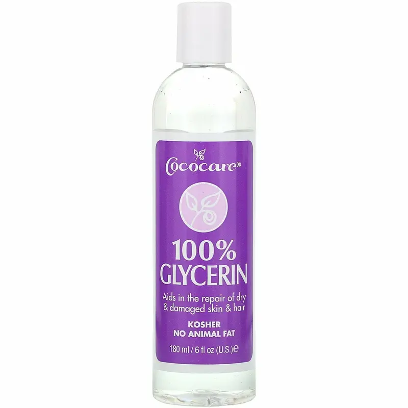 Cococare 100% Pure Vegetable Glycerin – 6 oz Hydrating Skin & Hair Soother