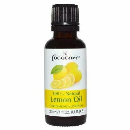 Cococare Natural Lemon Essential Oil – 1 Fl Oz