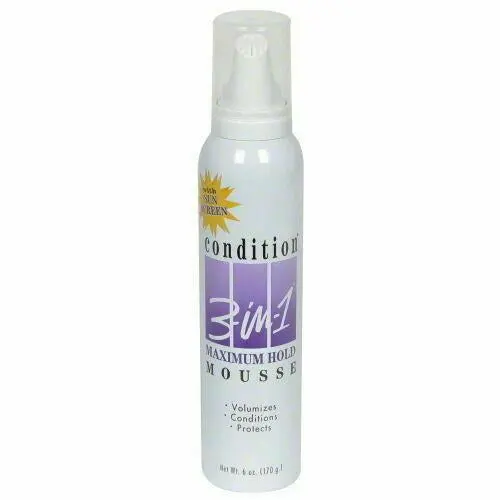 Condition 3-in-1 Curl Mousse: Styling, Moisturizing, and Defining – 6 oz