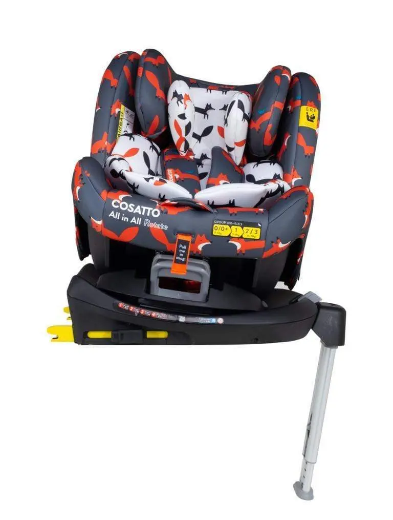 Cosatto All-in-All Rotate i-Size Car Seat (0+/1/2/3) – Charcoal Mister Fox