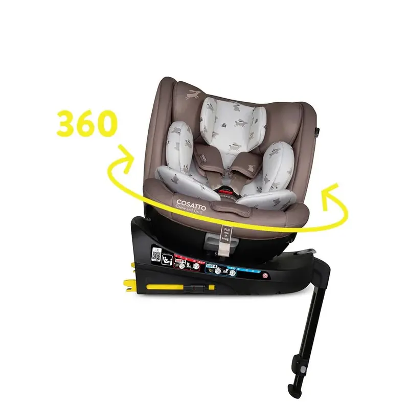 Cosatto Come & Go 2 i-Size 360° Rotating Car Seat – Lollop Print