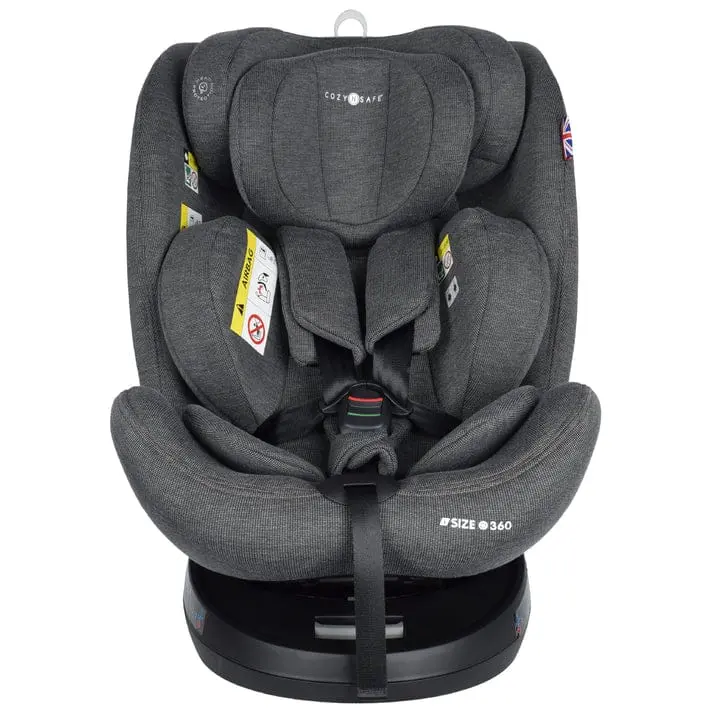 Cozy N Safe Apollo i-Size 360 Rotating Car Seat – Pearl Grey
