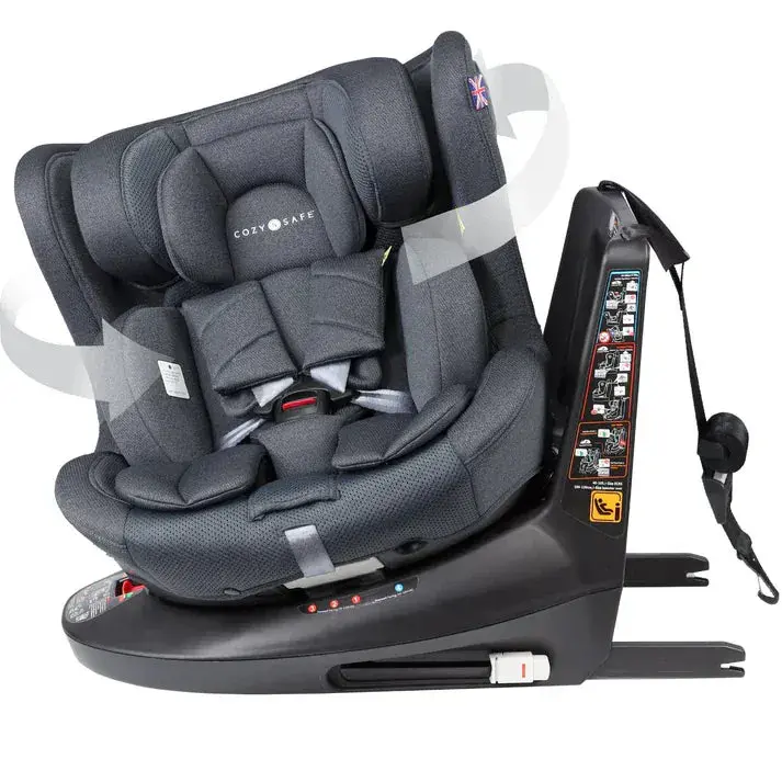 Cozy N Safe Comet+ i-Size 360° Rotating Car Seat – Slate Grey