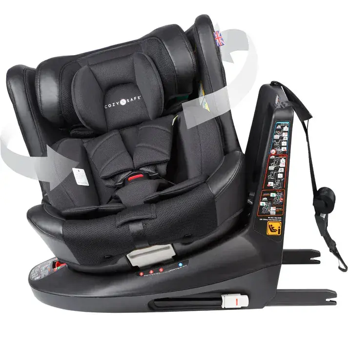 Cozy N Safe Comet+ i-Size 360° Swivel Car Seat – Jet Black