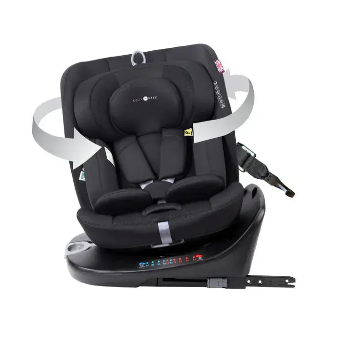Cozy N Safe Galaxy i-Size 360° Swivel Car Seat – Jet Black