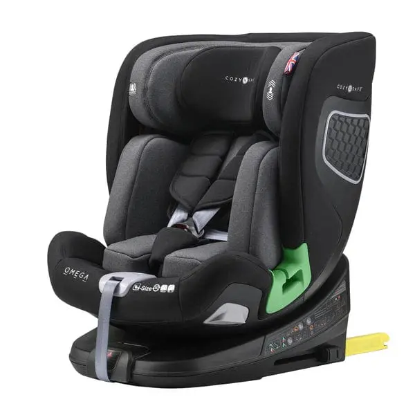 Cozy N Safe Omega 360° i-Size Rotating Car Seat – Onyx Black