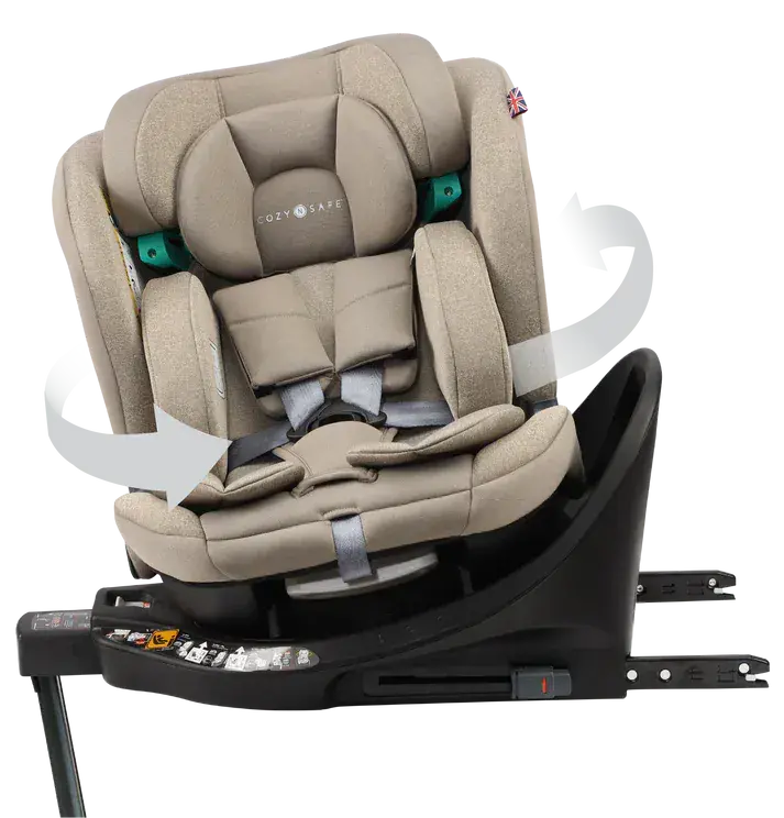Cozy N Safe Stanford i-Size 360° Rotating Car Seat – Ecru