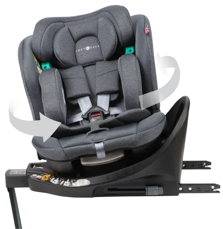 Cozy N Safe Stanford i-Size 360° Rotating Car Seat – Slate