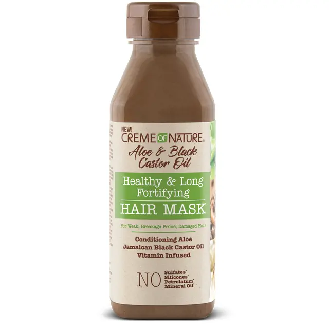 Creme of Nature Aloe & Black Castor Oil Fortifying Hair Mask – 12 oz