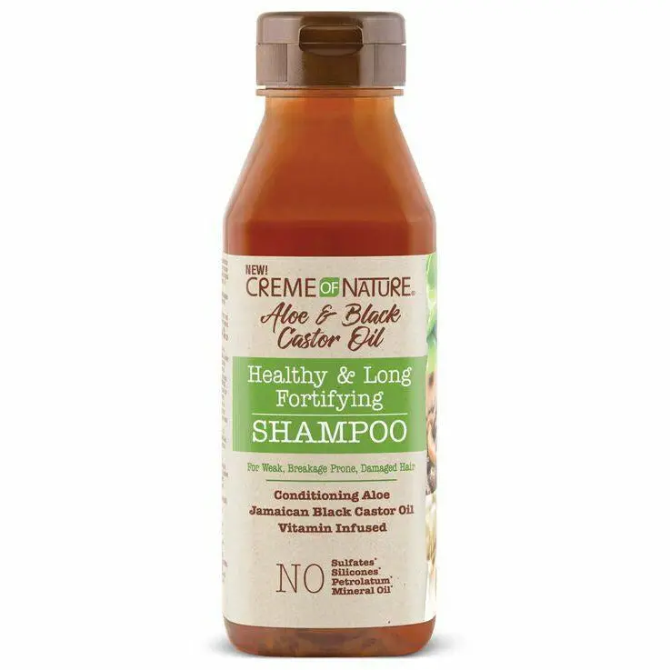 Creme of Nature Aloe & Black Castor Oil Strengthening Shampoo – 12 oz