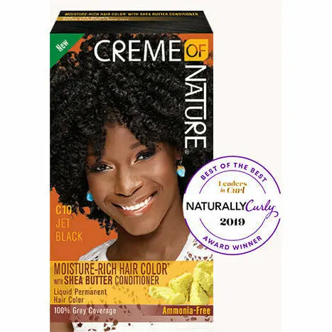 Creme of Nature Liquid Hair Color with Shea Butter – At-Home Coloring Treatment