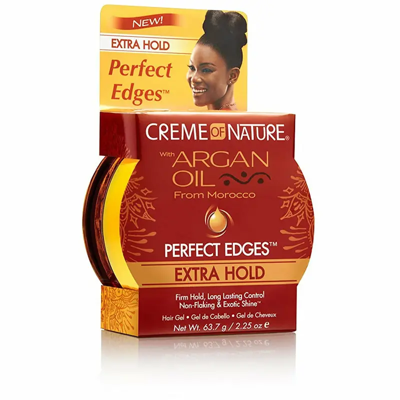 Creme of Nature Perfect Edges Extra-Hold Gel – Strong Hold, 2.25 Oz