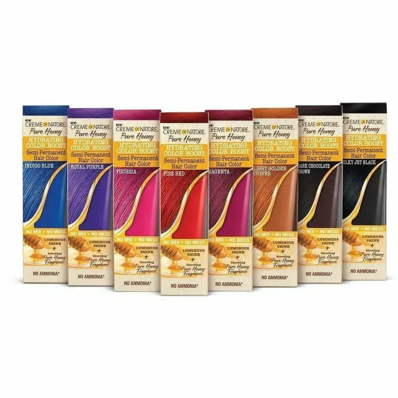 Creme of Nature Pure Honey Hydrating Color Boost – Shine-Enhancing Treatment