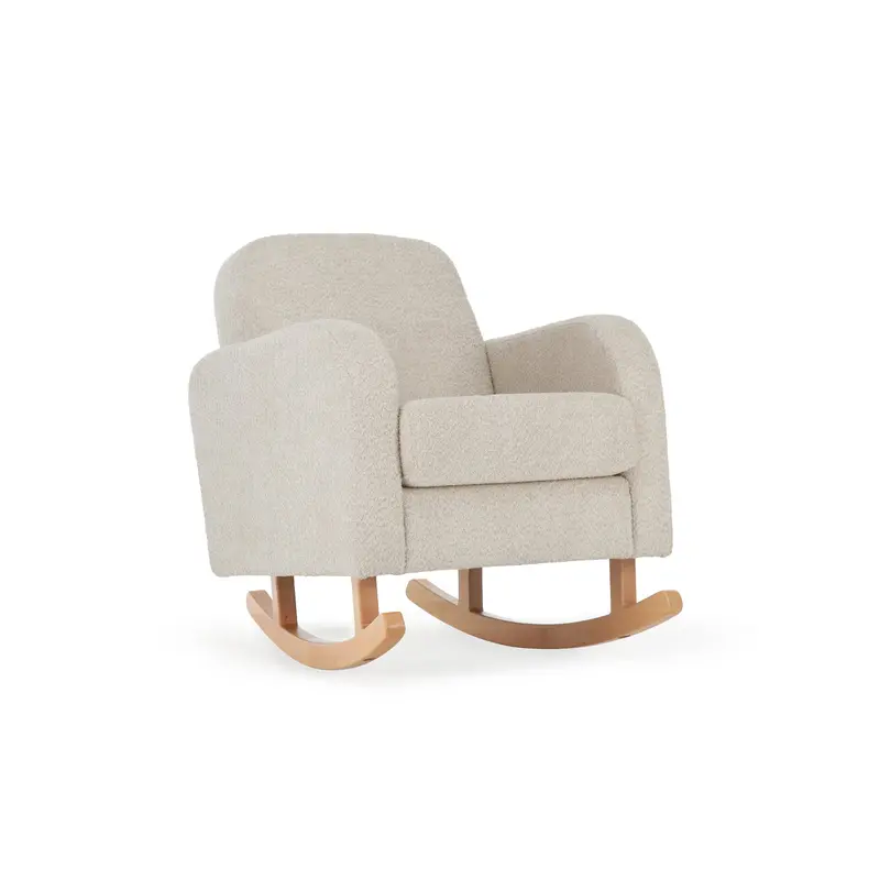 CuddleCo Etta Bouclé Nursing Chair in Mushroom Taupe