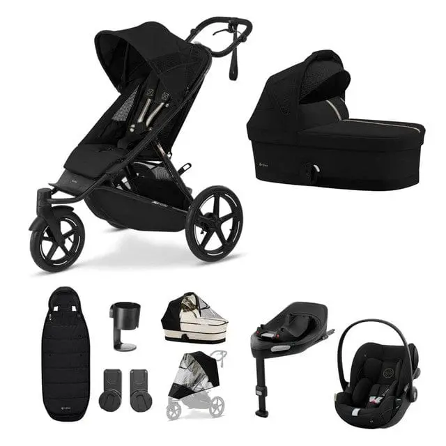 Cybex AVI Spin Luxury Cloud G Travel System – Moon Black