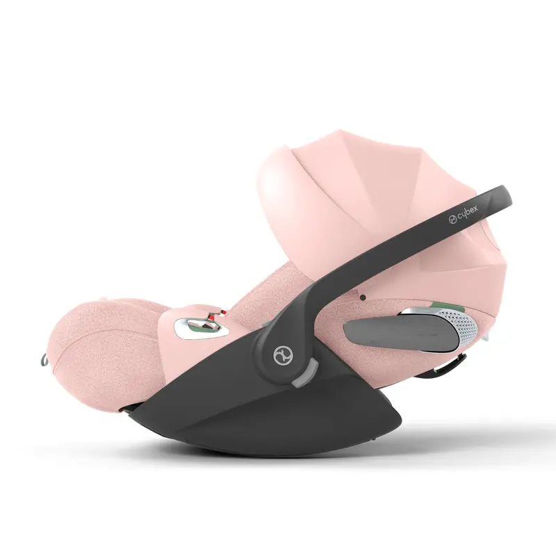 Cybex Cloud T i-Size PLUS Rotating Car Seat – Peach Pink, Full Rotation Feature