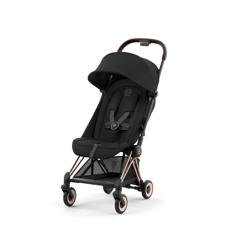 Cybex COYA Lightweight Stroller in Rose Gold and Sepia Black