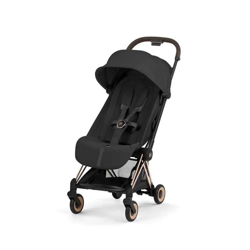 CYBEX Coya Stroller in Rose Gold & Sepia Black – Style Collection (2026)