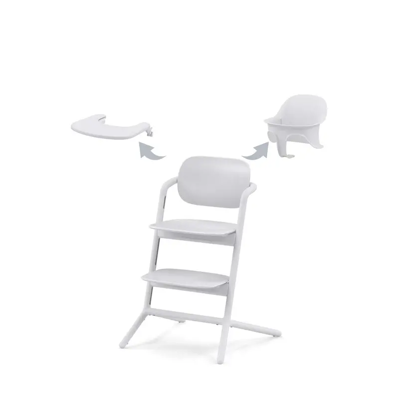 Cybex Lemo 3-in-1 Adjustable High Chair – Crisp White