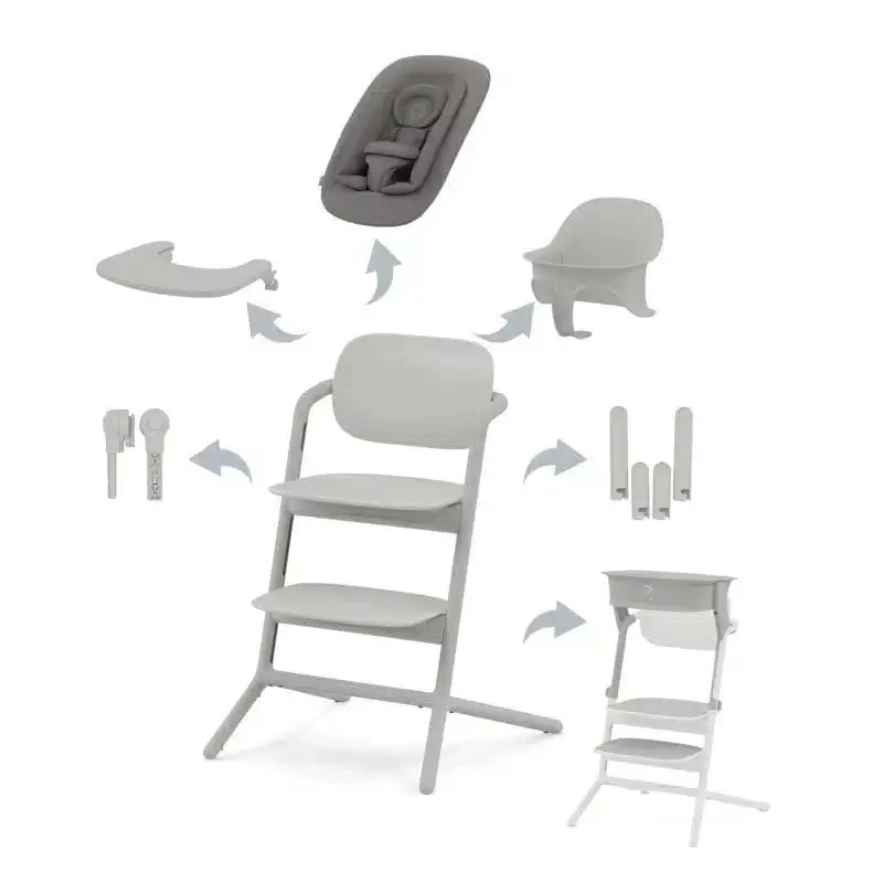 Cybex LEMO 5-in-1 High Chair – Suede Grey