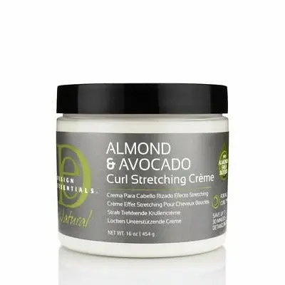 Design Essentials Almond Avocado Curl Stretching Cream – 16 oz