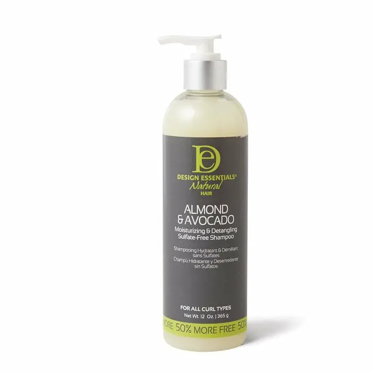 Design Essentials Natural Almond & Avocado Gentle Cleansing Shampoo – 32 oz