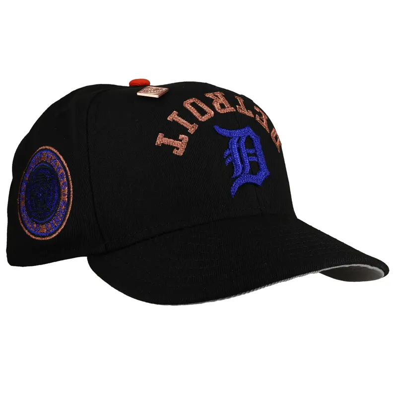 Detroit Tigers World Series Chainstitch Copper 59Fifty Fitted Baseball Hat