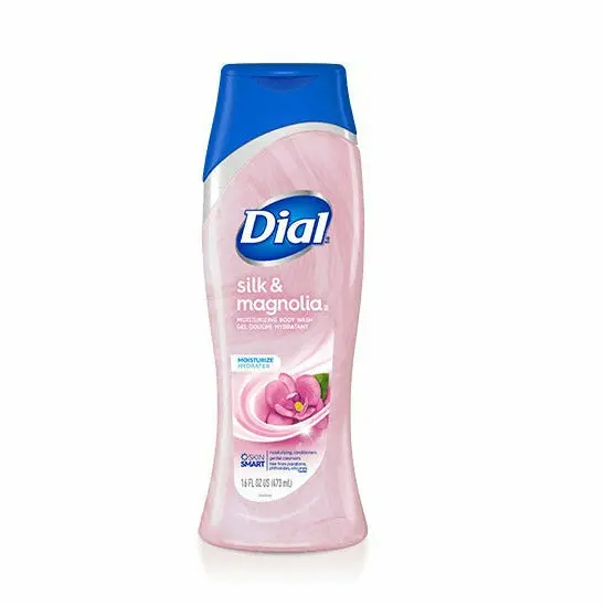 Dial Silk & Magnolia Moisturizing Body Wash – Gentle Hydration, 16 oz
