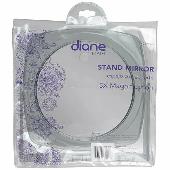 Diane 5X Magnifying Stand Mirror – Adjustable Lighted Vanity Mirror (#DEM007)