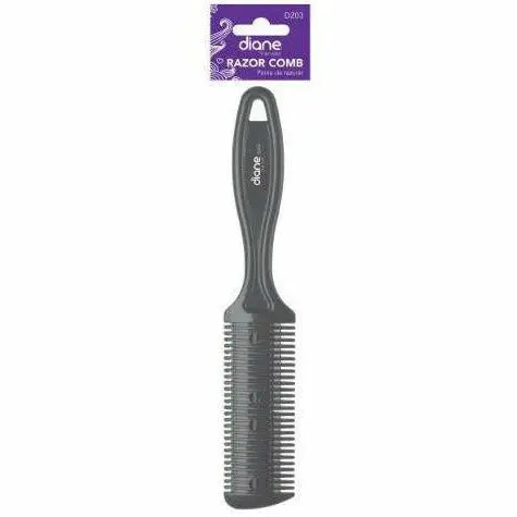 Diane #D203 Razor Comb – Dual-Edge Styling & Texturizing Tool