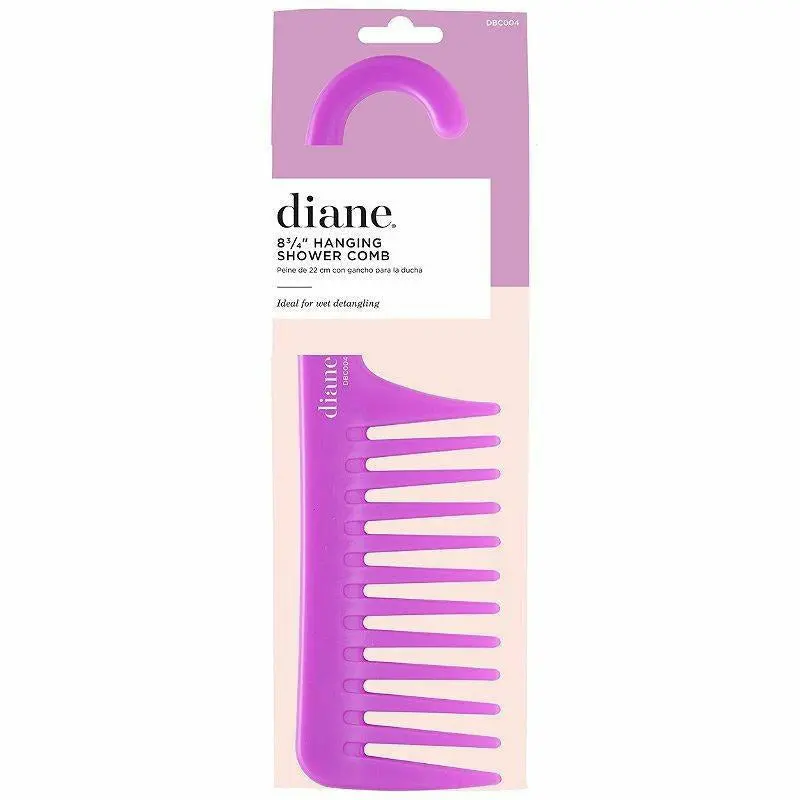 Diane Hanging Shower Comb with Wide & Fine Teeth (#DBC004)
