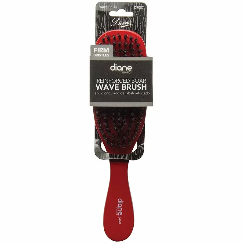 Diane Hard Reinforced Boar Wave Brush – Textured Lift & Shine, Model D9007
