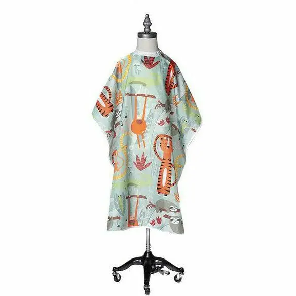 Diane Kids’ Styling Cape – Adjustable, Soft Fabric Cape for Young Clients (F7009)