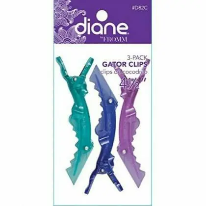 Diane Premium Gator Clips – 4.5-Inch, 3-Piece Set