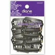 Diane Professional Wig Clips – Pack of 10 Secure, No-Slip Hair Accessories