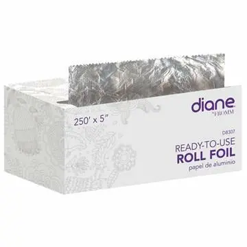 Diane Roll Foil – 250 ft × 5″ Aluminum Foil for Hair Coloring & Highlighting