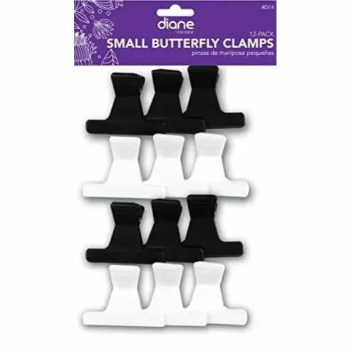 Diane Small Butterfly Hair Clamps – Classic Design, Model D14