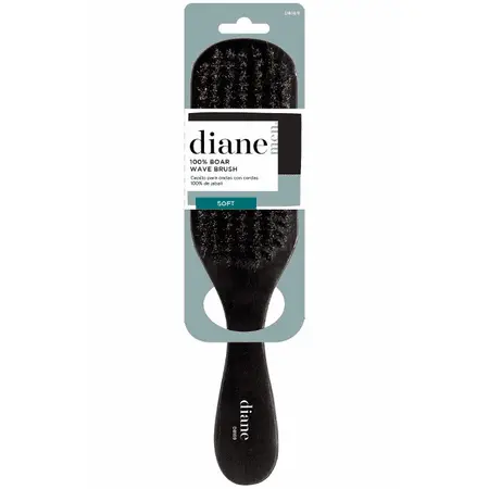 Diane Soft 100% Wave Brush – Natural Bristle Blend, Model D8169