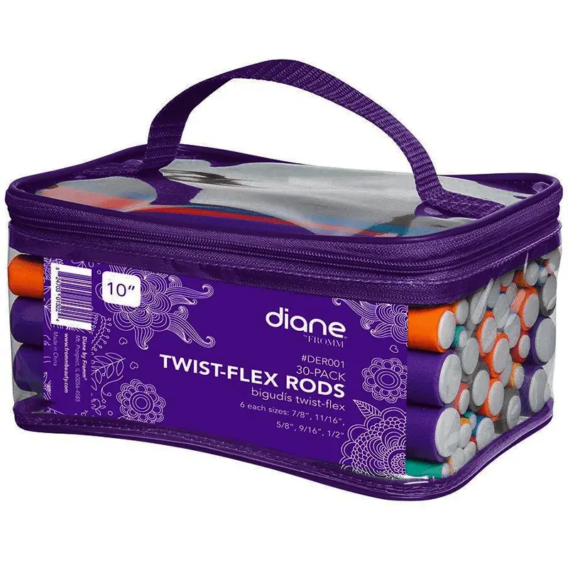 Diane Twist-Flex Rods – Heatless Curling Set for All Hair Types (#DER001)