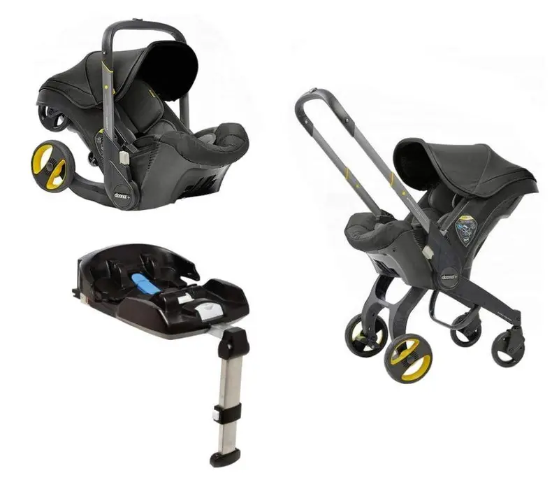 Doona+ Car Seat with i-Size ISOFIX Base – Nitro Black